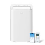 Comfee Mobiles Klimagerät Breezy Cool Pro 2.6,9000 BTU 2,6kW, Kühlen&Ventilieren&Entfeuchten,APP-Steuerung,Raumgröße bis 88m³(33㎡),Mobile Klimaanlage mit Abluftschlauch [Energieklasse A]