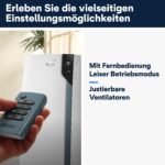 De'Longhi Pinguino PAC EX105 Mobiles Klimagerät mit EcoRealFeel-Technologie, 10.000 BTU/h, für Räume bis 100m³, Entfeuchtungs- & Ventilationsfunktion, 24h-Timer, Energieeffizienzklasse A+++, Weiß