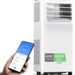 Comfee Mobiles Klimagerät Breezy Cool Pro 2.6,9000 BTU 2,6kW, Kühlen&Ventilieren&Entfeuchten,APP-Steuerung,Raumgröße bis 88m³(33㎡),Mobile Klimaanlage mit Abluftschlauch [Energieklasse A]
