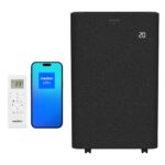 MEDION Smarte Mobile Klimaanlage mit Abluftschlauch P1002 (10000 BTU, mobil, inkl. Fensterabdichtung, bis 34m², 3in1 Kühlen Entfeuchten Ventilieren, App- und Sprachsteuerung, Schlafmodus, MD 37733)
